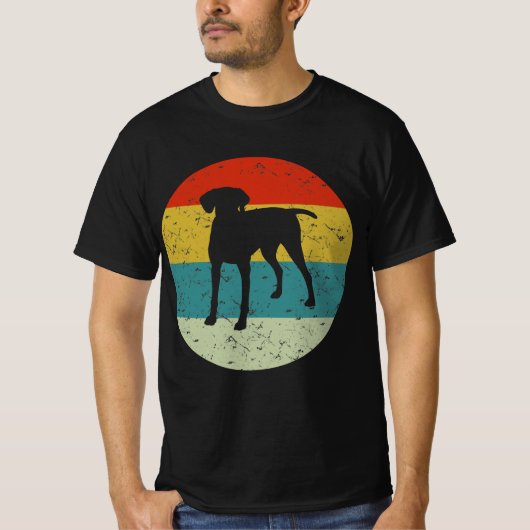 Duitse Shorthaired Pointer retro  T-shirt (Voorkant)