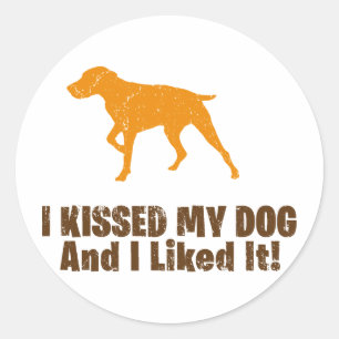 Duitse Shorthaired Pointer Ronde Sticker