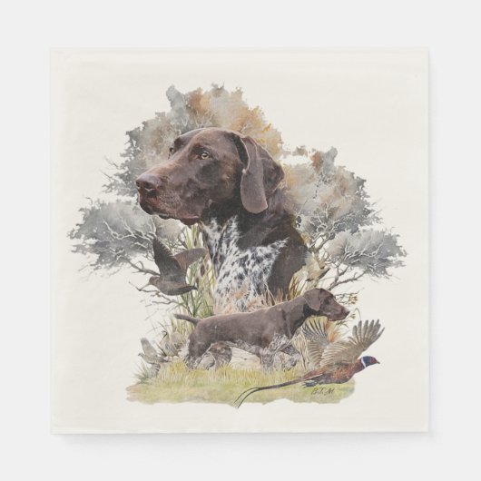 Duitse Shorthaired Pointer Servet (Voorkant)