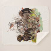 Duitse Shorthaired Pointer Sherpa Deken (Voorkant (horizontaal))