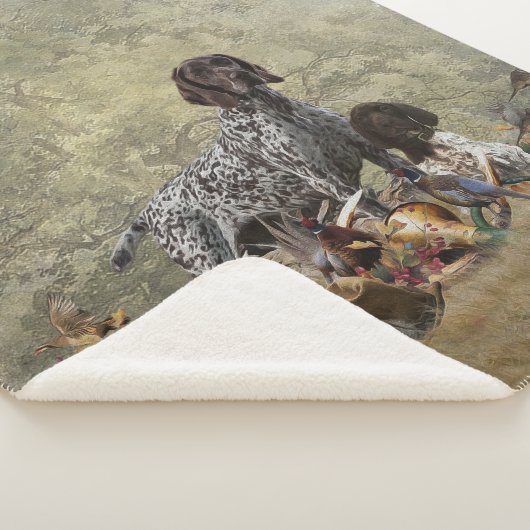 Duitse Shorthaired Pointer Sherpa Deken (3/4)