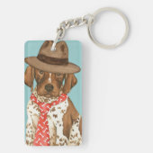 Duitse Shorthaired Pointer Sleutelhanger (achterkant)