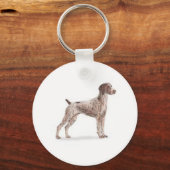 Duitse Shorthaired Pointer Sleutelhanger (Voorkant)