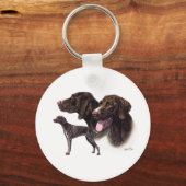 Duitse Shorthaired Pointer Sleutelhanger (Voorkant)