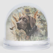 Duitse Shorthaired Pointer Sneeuwbol (Voorkant)