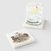 Duitse Shorthaired Pointer Stenen Onderzetter (Zijkant)