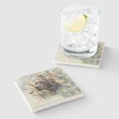 Duitse Shorthaired Pointer Stenen Onderzetter (Zijkant)