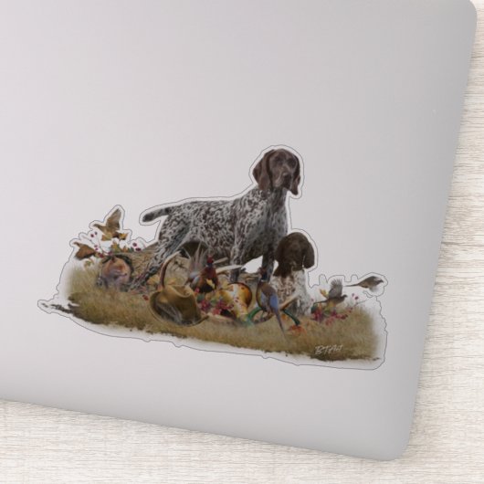Duitse Shorthaired Pointer Sticker (Detail)
