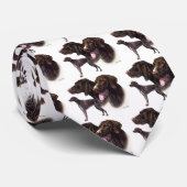 Duitse Shorthaired Pointer Stropdas (Opgerold)