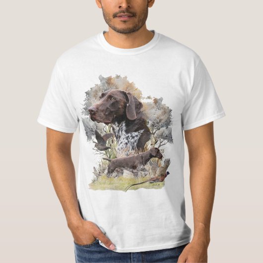 Duitse Shorthaired Pointer T-shirt (Voorkant)