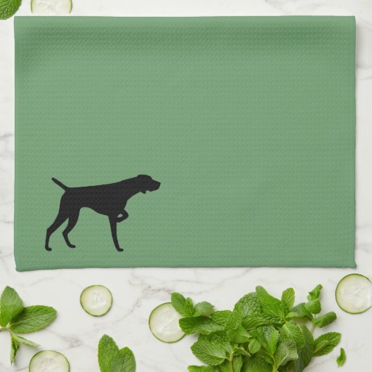 Duitse Shorthaired Pointer Theedoek (Gevouwen)