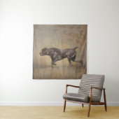 Duitse Shorthaired Pointer Wandkleed (In situ)
