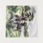 Duitse Shorthaired Pointer Wandkleed (Voorkant (horizontaal))