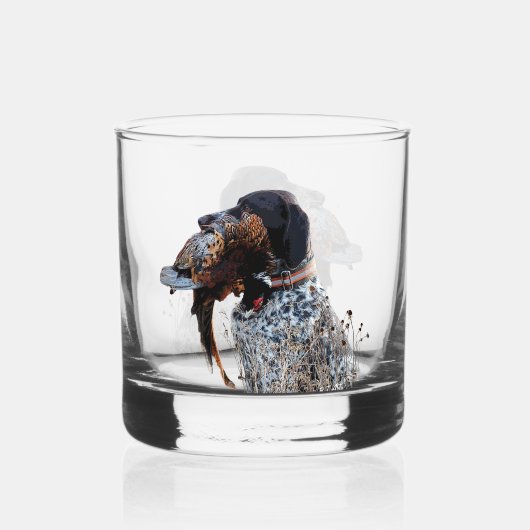Duitse Shorthaired Pointer Whisky Glas (Voorkant)
