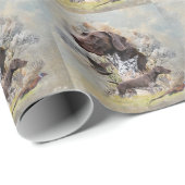 Duitse Shorthaired Pointers Cadeaupapier (Rol Hoek)