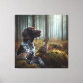 Duitse Shorthaired Pointers Canvas Afdruk (Voorkant)