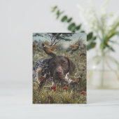 Duitse Shorthaired Pointers Feestdagenkaart (Staand voorkant)