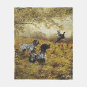 Duitse Shorthaired Pointers Fleece Deken (Voorkant)