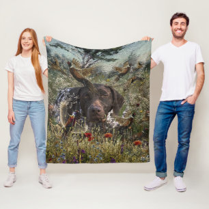 Duitse Shorthaired Pointers Fleece Deken