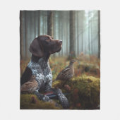 Duitse Shorthaired Pointers Fleece Deken (Voorkant)