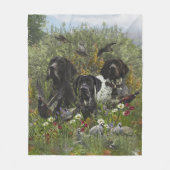 Duitse Shorthaired Pointers Fleece Deken (Voorkant)