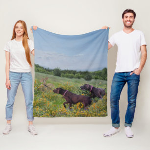 Duitse Shorthaired Pointers Fleece Deken