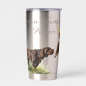 Duitse Shorthaired Pointers Geïsoleerde Drinkbeker (Links)