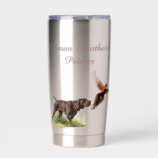 Duitse Shorthaired Pointers Geïsoleerde Drinkbeker (Voorkant)