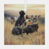 Duitse Shorthaired Pointers Glas Ornament (Achterkant)