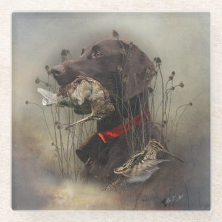 Duitse Shorthaired Pointers Glazen Onderzetter