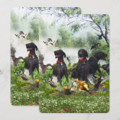 Duitse Shorthaired Pointers Kaart (Voorkant / Achterkant)