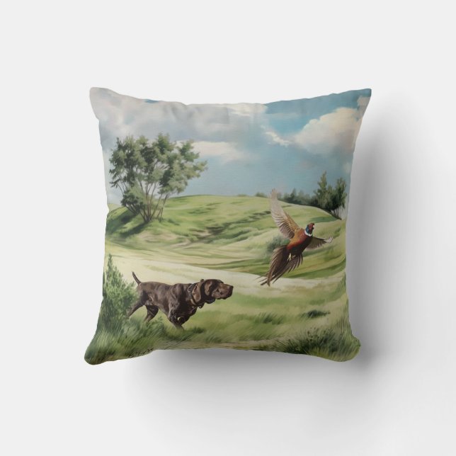 Duitse Shorthaired Pointers Kussen (Achterkant)