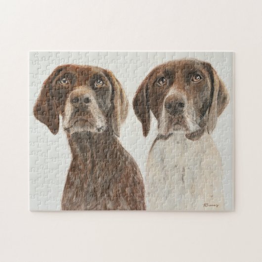 Duitse Shorthaired Pointers Legpuzzel (Horizontaal)