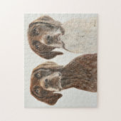 Duitse Shorthaired Pointers Legpuzzel (Verticaal)