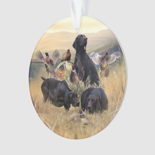 Duitse Shorthaired Pointers Ornament (voorkant)