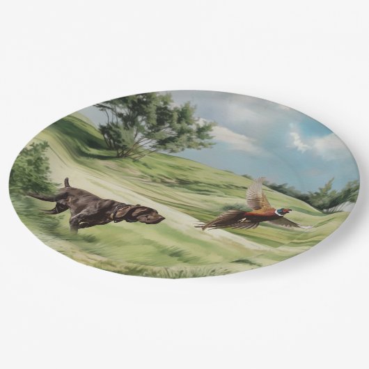 Duitse Shorthaired Pointers Papieren Bordje (Gekanteld)