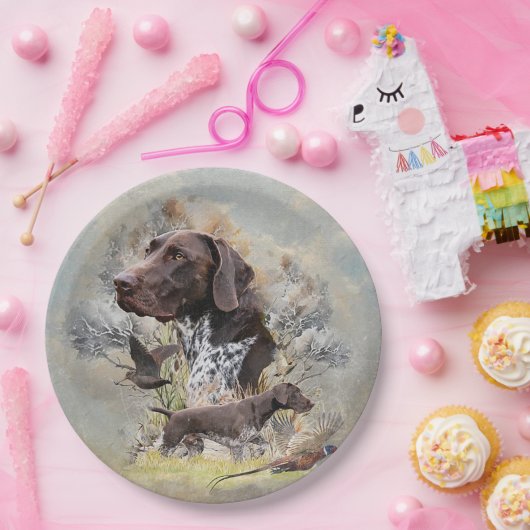 Duitse Shorthaired Pointers Papieren Bordje (Feest)