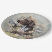 Duitse Shorthaired Pointers Papieren Bordje (Gekanteld)