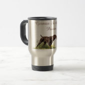 Duitse Shorthaired Pointers Reisbeker (Voorkant links)