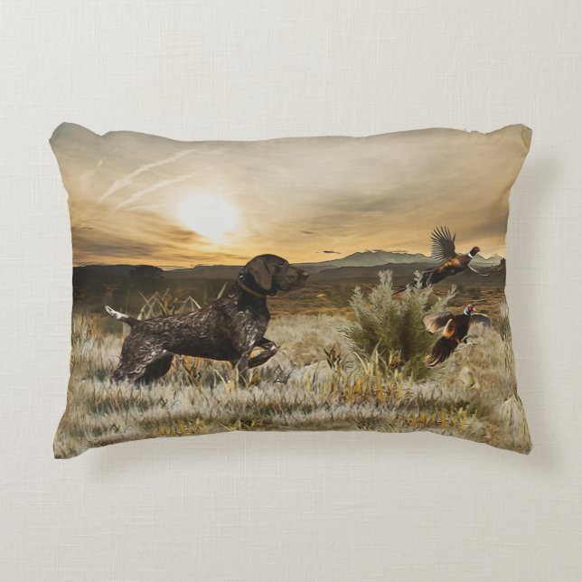 Duitse Shorthaired Pointers (SAP) Accent Kussen (Voorkant)