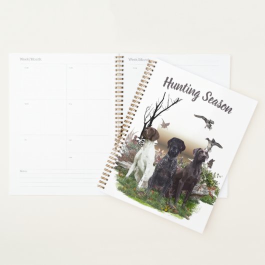Duitse Shorthaired Pointers (SAP), een jachtfauna Planner (Display)