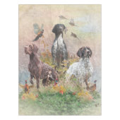 Duitse Shorthaired Pointers (SAP), een jachtfauna Tafelkleed (Voorkant)