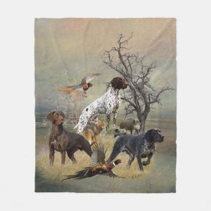 Duitse Shorthaired Pointers (SAP) Fleece Deken