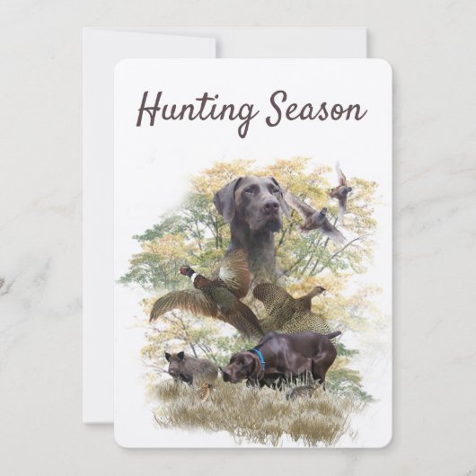 Duitse Shorthaired Pointers (SAP) Kaart (Voorkant)