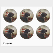 Duitse Shorthaired Pointers (SAP) Ronde Sticker (Vel)