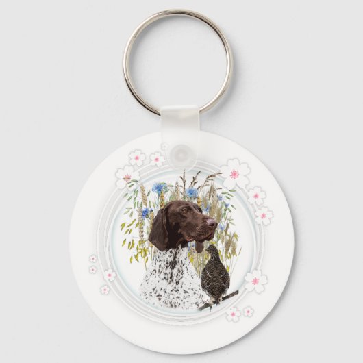 Duitse Shorthaired Pointers (SAP) Sleutelhanger (Voorkant)