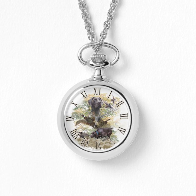 Duitse Shorthaired Pointers (SAP) Watch Horloge (Voorkant)