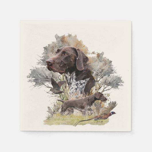 Duitse Shorthaired Pointers Servet (Voorkant)