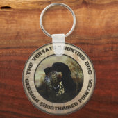 Duitse Shorthaired Pointers Sleutelhanger (Achterkant)