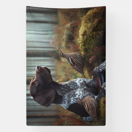 Duitse Shorthaired Pointers Spandoek (Verticaal)